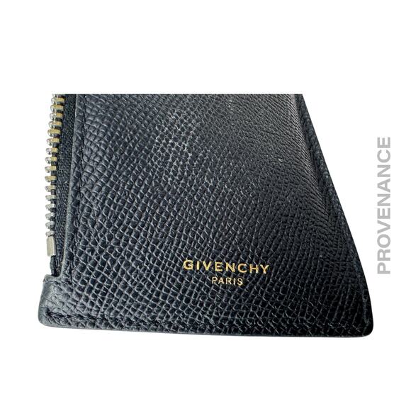 🔴 Givenchy Vertical Card Holder Wallet - Black Yellow - Picture 8 of 11